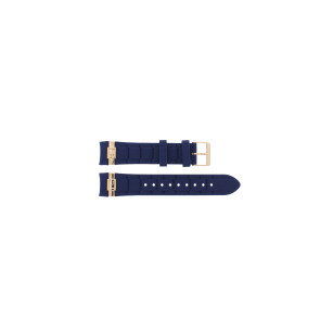 Watch strap Guess W1157L3 Silicone Blue 19mm
