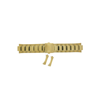 Watch strap Guess W1184G2 / Orbit Steel Gold toned 24mm