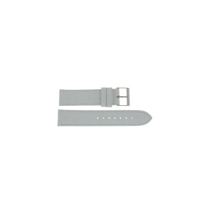 Watch strap Guess W12053L2 Leather White 20mm