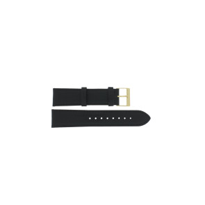 Watch strap Guess W1261G3 / Hendrix Leather Black 22mm