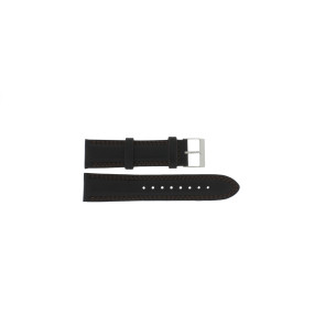 Watch strap Guess W85066G3 / Rigor Leather Dark brown 22mm