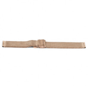 Watch strap Universal YH101 Steel Rosé 22mm