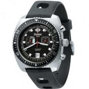 Zodiac watch strap ZO2240 Rubber Black