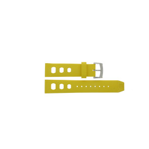 Zodiac yellow silicone watch strap ZO-2241