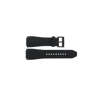 Watch strap Zodiac ZO8508 Rubber Black 28mm