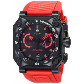 Watch strap Zodiac ZO8534 Rubber Red
