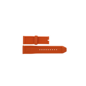 Watch strap Zodiac ZO8535 Rubber Orange 24mm