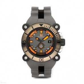 Watch strap Zodiac ZO8549 Rubber Grey