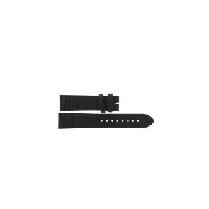 Watch strap Zodiac ZO9602 / GRANDRALLY Leather Black 20mm