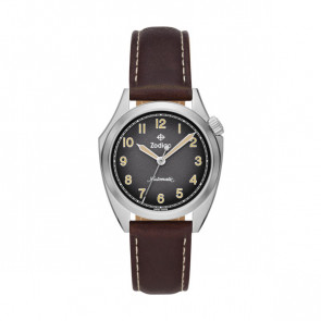 Watch strap Zodiac ZO9712 Leather Brown 20mm