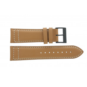 Watch strap Nautica A14633G Leather Cognac 24mm