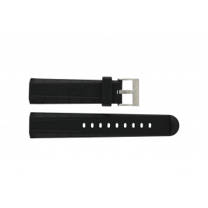 Watch strap Nautica A16597G Rubber Black 22mm