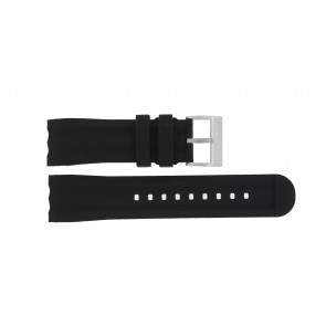 Watch strap Nautica A17591G Rubber Black 24mm