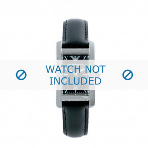 Watch strap Armani AR0122 Leather Black 14mm