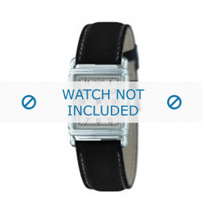 Armani watch strap AR-0224 Leather Black 18mm 
