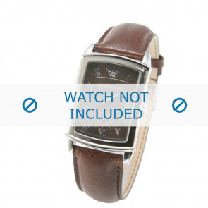 Armani watch strap AR0237 Leather Brown 21mm