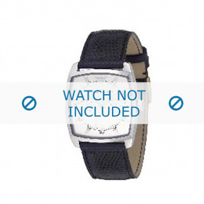 Armani watch strap AR-0309 Leather Black 22mm 