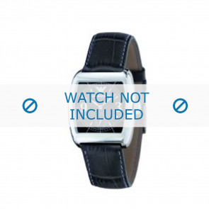 Armani watch strap AR-0902 Leather Dark blue 20mm 