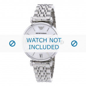 Watch strap Armani AR1682 Stainless steel Steel 14mm