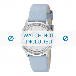 Armani watch strap AR1914 Leather Light blue 16mm