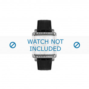 Armani watch strap AR-5650 Leather Black 22mm 