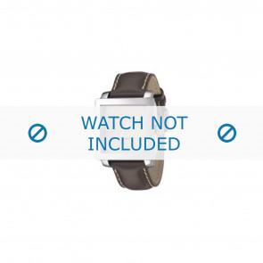 Armani watch strap AR-5812 Leather Grey 24mm 