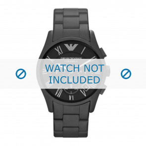 Armani watch strap AR1457 Ceramics Black 23mm