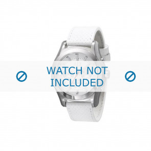 Armani watch strap AX-2071 Leather White 22mm 