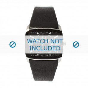 Armani watch strap AX-2080 Leather Black 35mm 