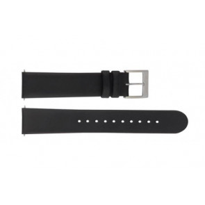 Mondaine watch strap BM20098 / FE16822.20Q.XL Leather Black 22mm