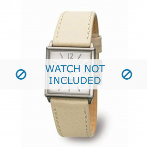 Watch strap Boccia 3115-01 (BO3115-01-40BG) Leather Beige 20mm