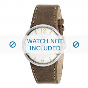 Boccia watch strap 3161-09-BO3161-09-40 Leather Brown 26mm + brown stitching