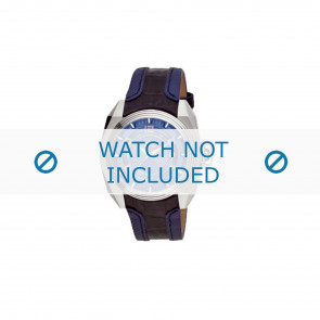 Watch strap Breil BW0322 Leather Blue 23mm