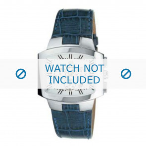 Breil watch strap 2519740846 Leather Blue + blue stitching