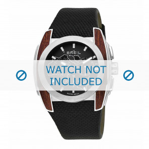 Watch strap Breil BW0506 Rubber Black 28mm