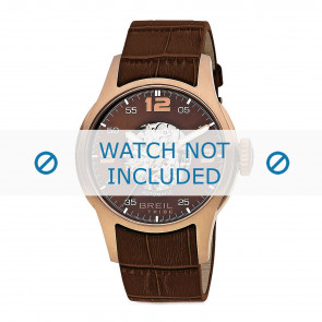 Watch strap Breil TW0568 Leather Brown 21mm