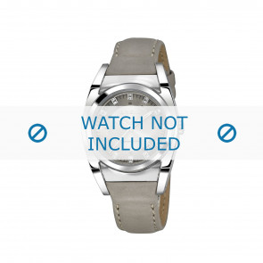 Breil watch strap TW1066 Leather Grey 16mm 