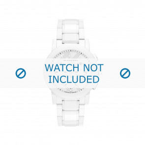 Burberry watch strap BU9080 Ceramics White 20mm