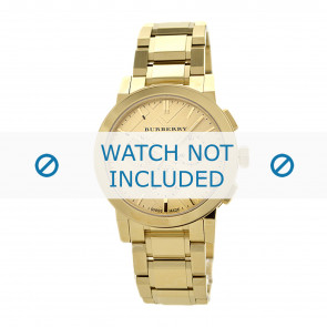 Burberry watch strap BU9753 Metal Gold