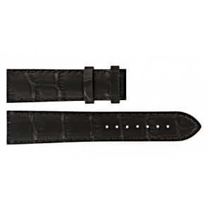 Watch strap Certina C610016931 Leather Dark brown 20mm