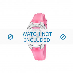 Watch strap Calypso K5571-2 Rubber Pink 12mm