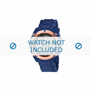 Watch strap Calypso K5577-8 Rubber Blue 22mm