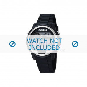 Watch strap Calypso K5667 Rubber Black 20mm