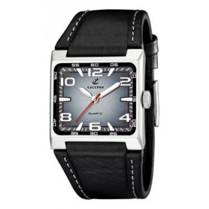 Watch strap Calypso K5221-1 Leather Black