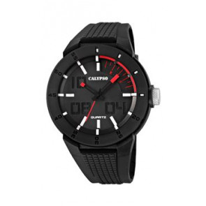 Watch strap Calypso k5629-2 Plastic Black 20mm