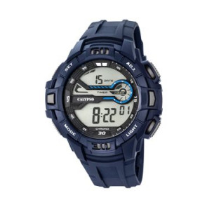 Watch strap Calypso K5695-2 / K5695-1 Rubber Blue