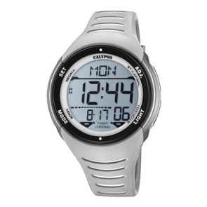 Watch strap Calypso K5807/1 Plastic Grey