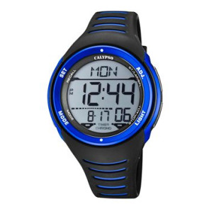 Watch strap Calypso K5807/4 Plastic Blue