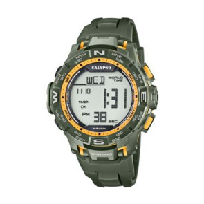 Watch strap Calypso K5816/2 Plastic Green