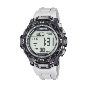 Watch strap Calypso K5816/3 Plastic White